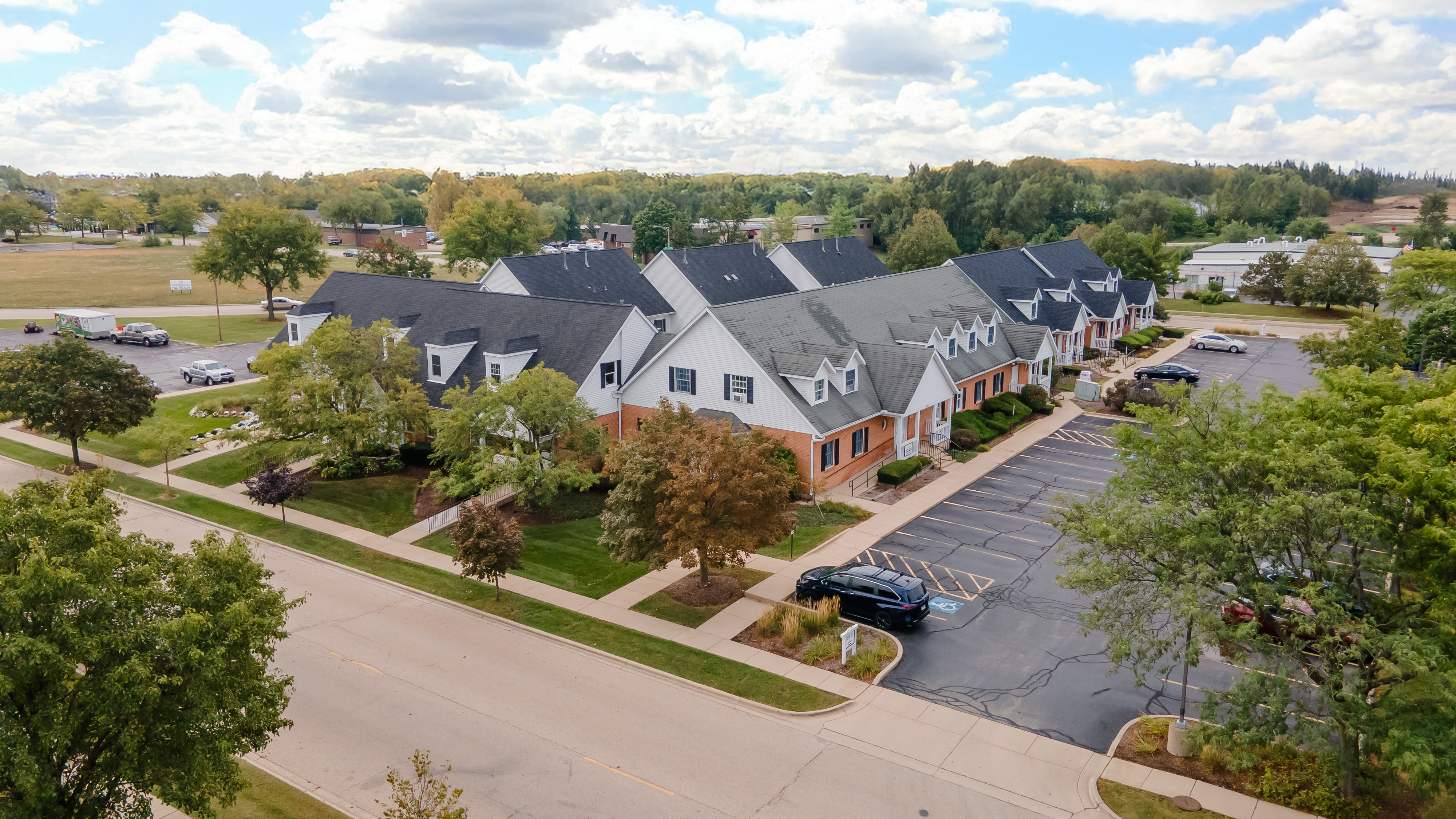 Birds-eye view of NPS Crystal Lake Building
